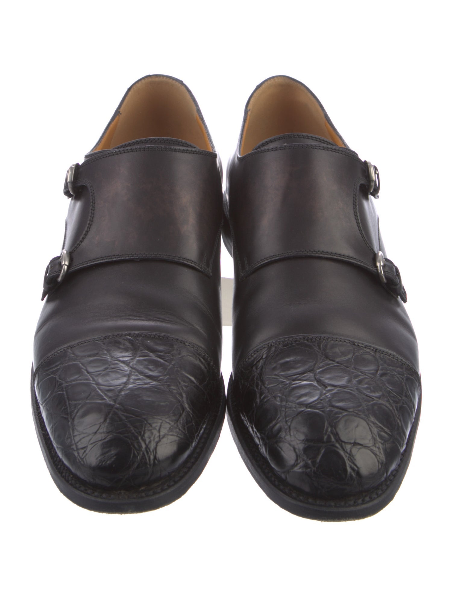Gucci Leather Monk Straps